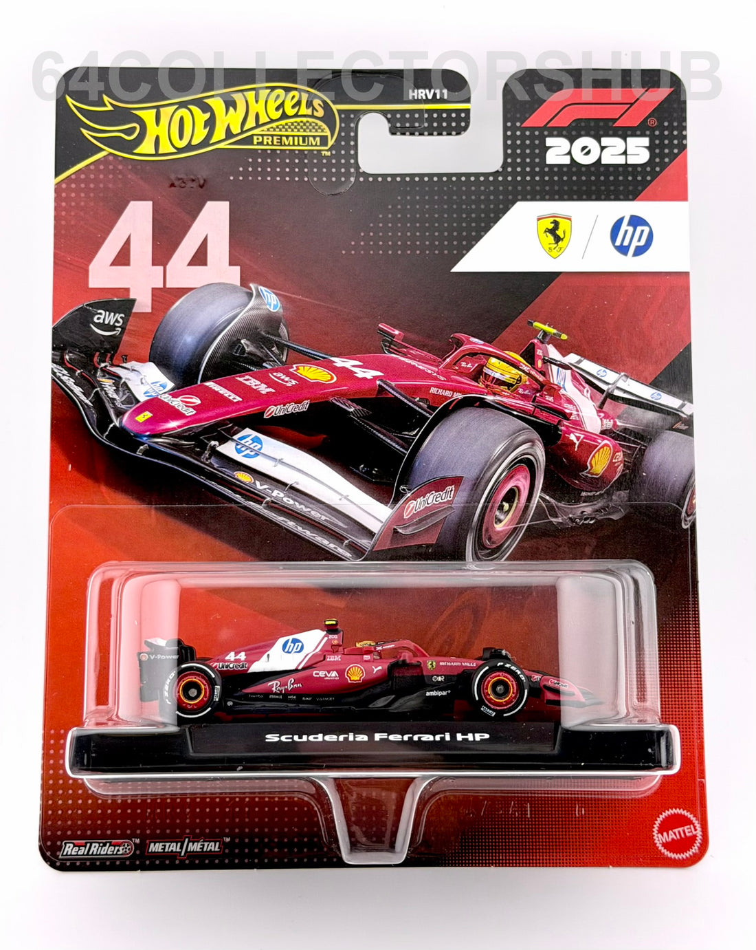 Hot Wheels Premium - Scuderia Ferrari HP #44 - Lewis Hamilton- Formula 1 2025