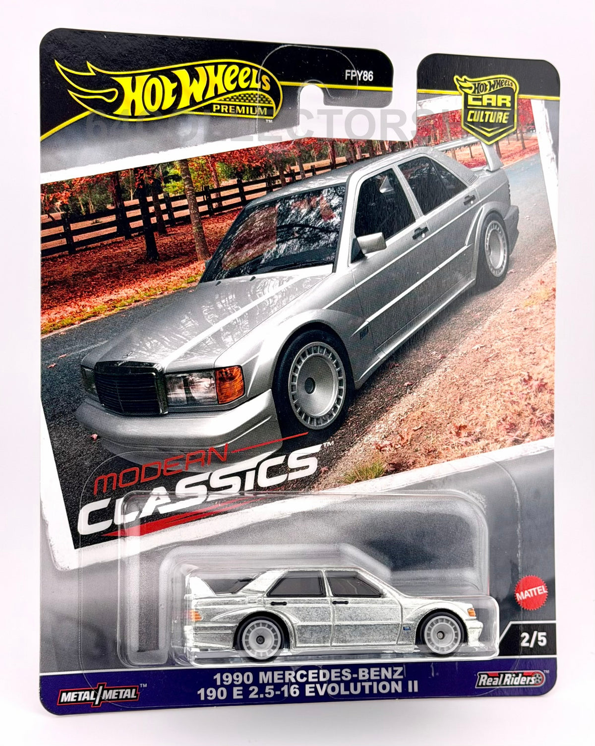 Hot Wheels Premium - 1990 Mercedes-Benz 190 E Evo II - Modern Classics