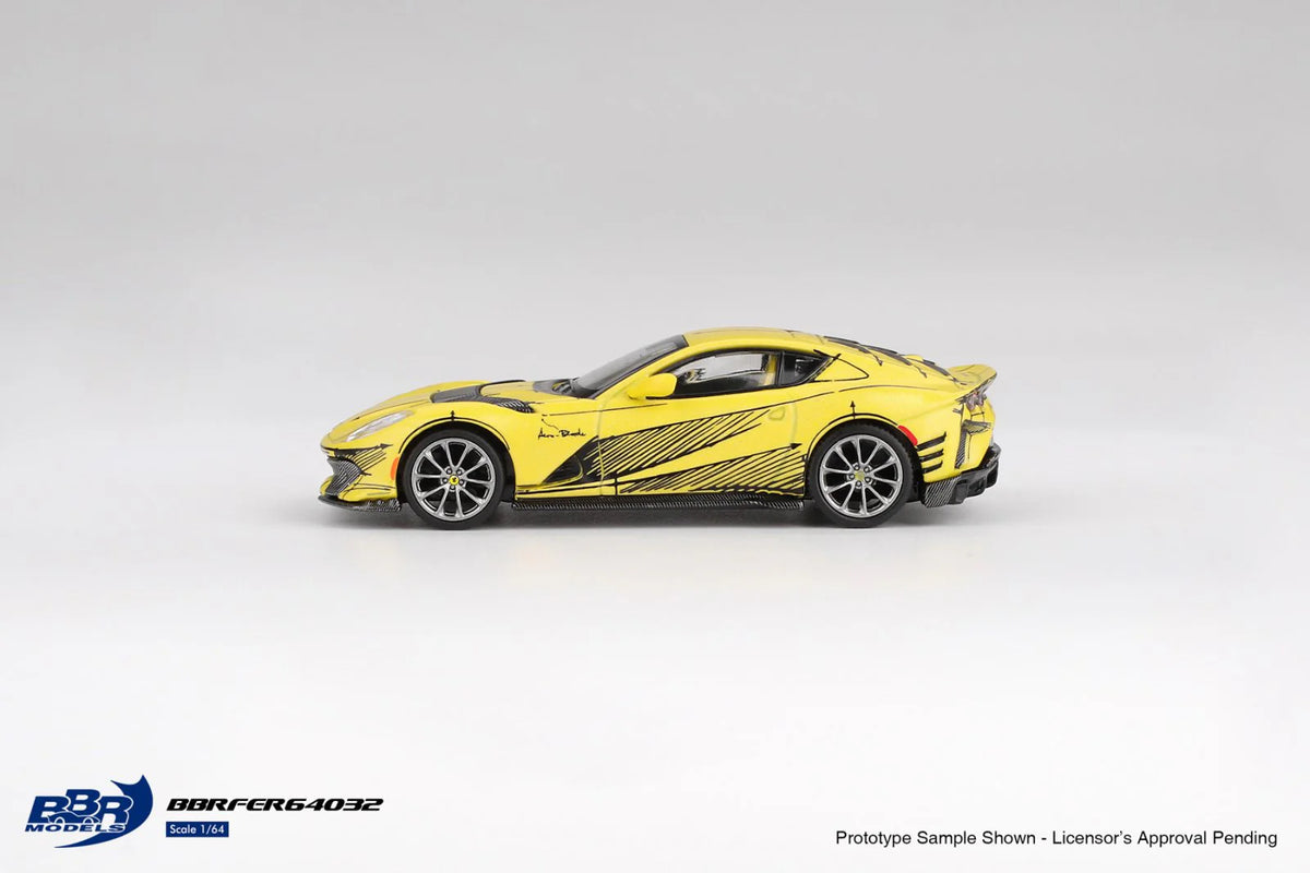 BBR Models - Ferrari 812 Competizione - Tailor Made - Yellow - 1/64