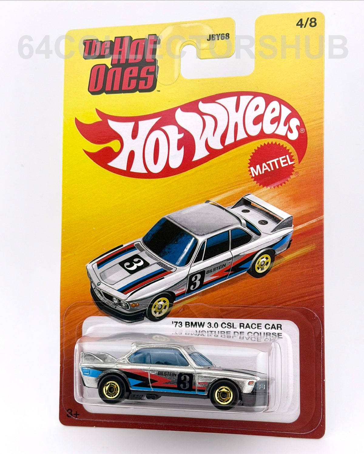 Hot Wheels - '73 BMW 3.0 CSL Race Car ZAMAC - The Hot Ones 4/8 - 2026