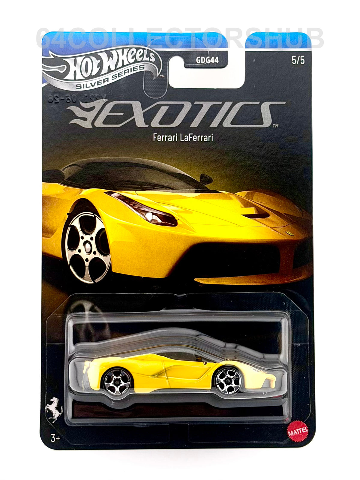Hot Wheels Silver Series - Ferrari LaFerrari - Yellow - Exotics - 5/5 - 2026