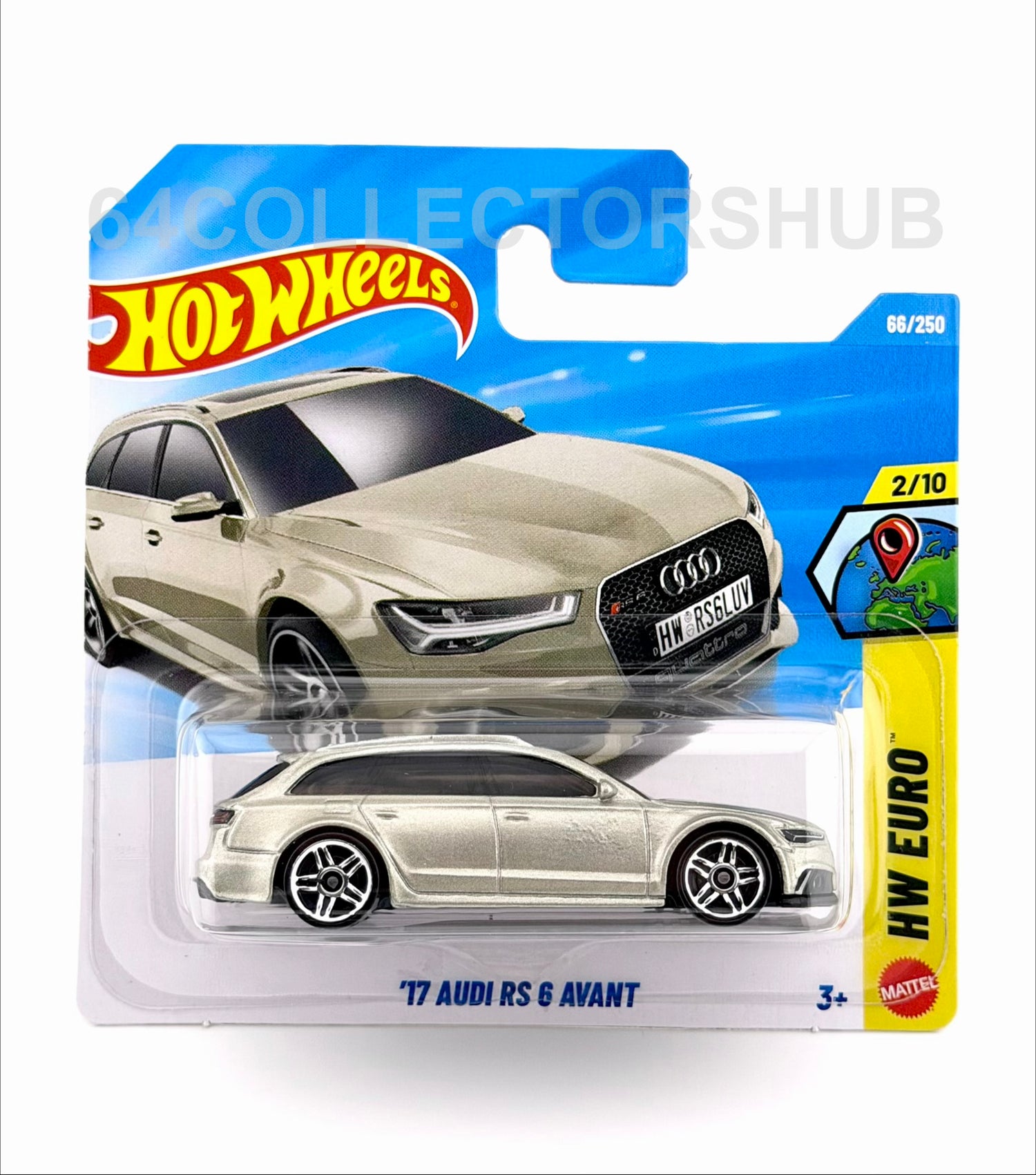 Hot Wheels - ’17 Audi RS 6 Avant - Silver - HW Euro - 66/250 - 2026