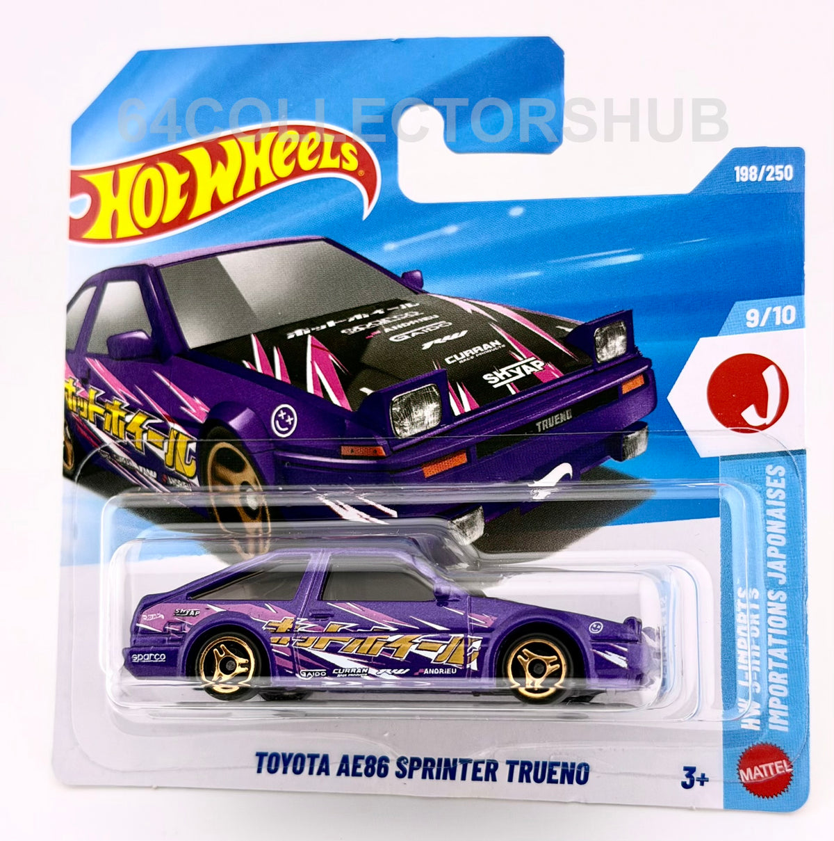 Hot Wheels - Toyota AE86 Sprinter Trueno - Purple - J-Imports - 198/250 - 2026