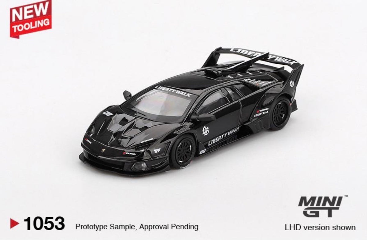 Mini GT x TSM - LB-Silhouette WORKS Lamborghini MURCIELAGO GT EVO Black - #1053