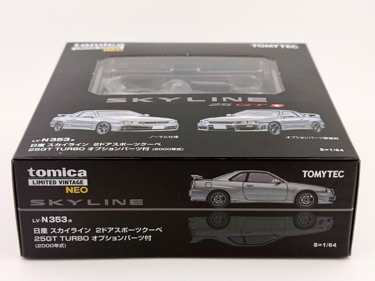 Tomica Limited Vintage NEO - 2000 Nissan Skyline 25GT - Inc. Optional Parts
