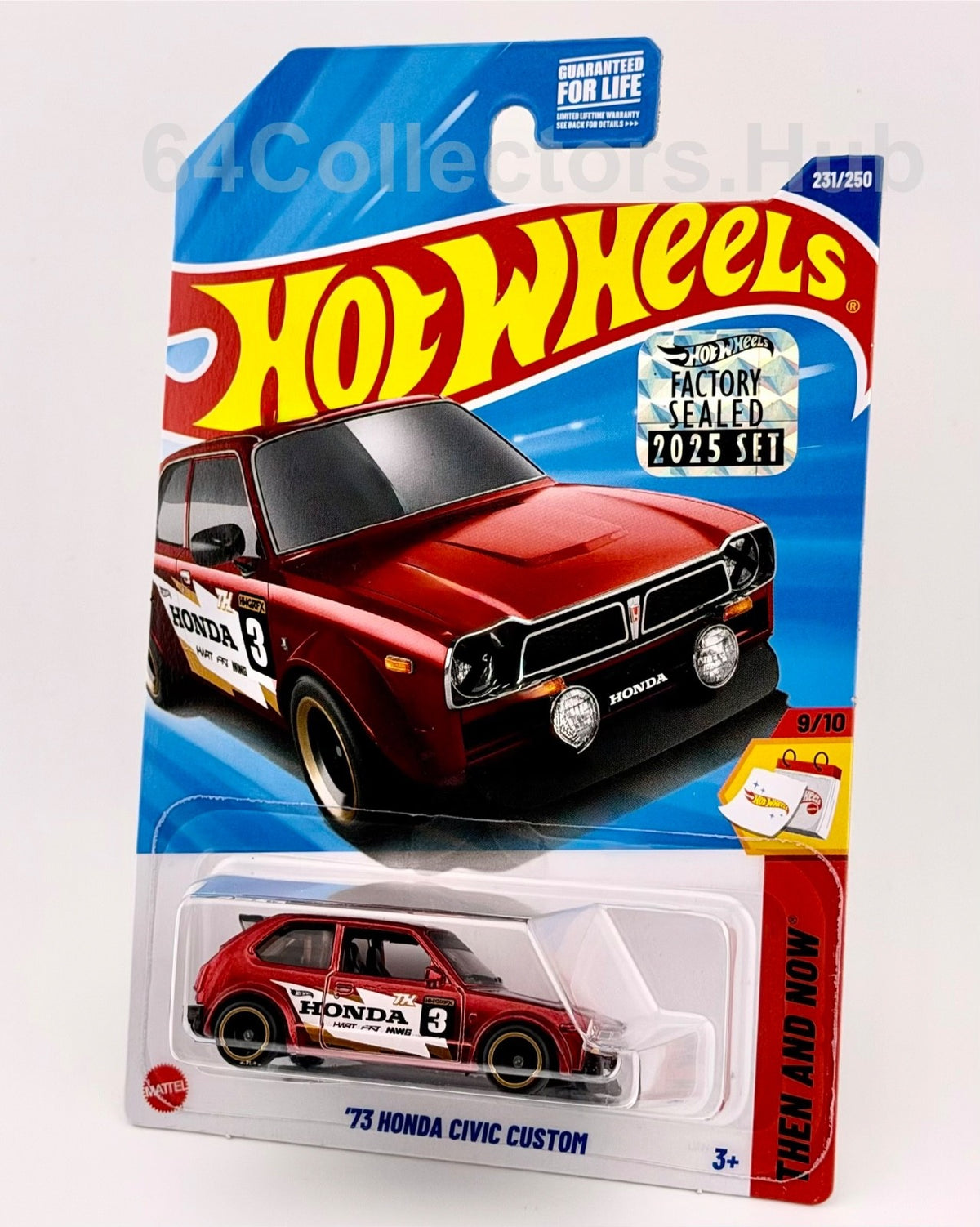 Hot Wheels Super Treasure Hunt - ’73 Honda Civic Custom -Factory Sealed 2025 Set