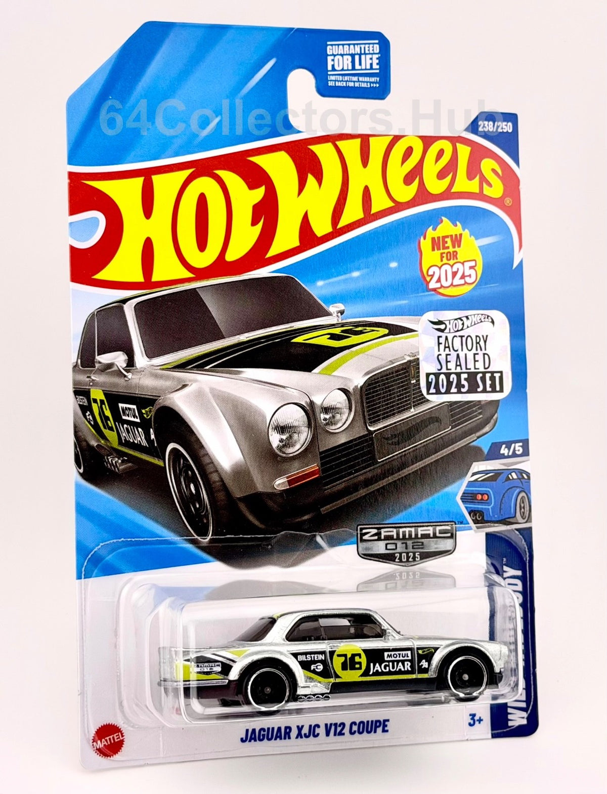 Hot Wheels ZAMAC Walmart Exclusive - Jaguar XJC V12 Coupe - Factory Sealed Set