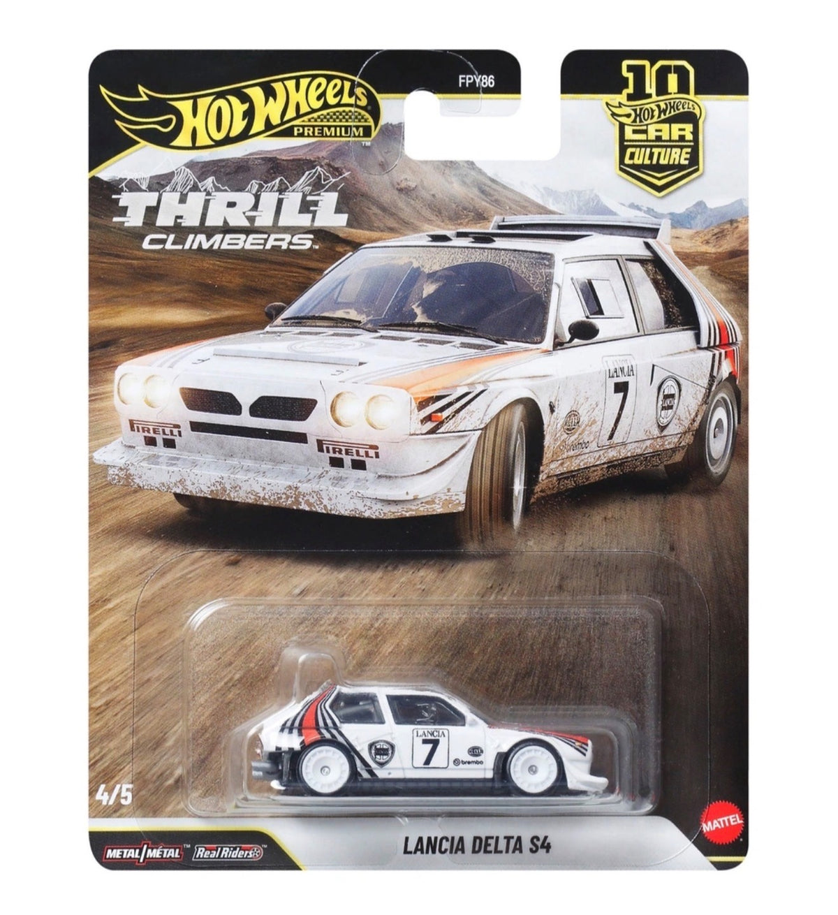 Hot Wheels Premium - Lancia Delta S4 - Thrill Climbers 4/5 - New Casting