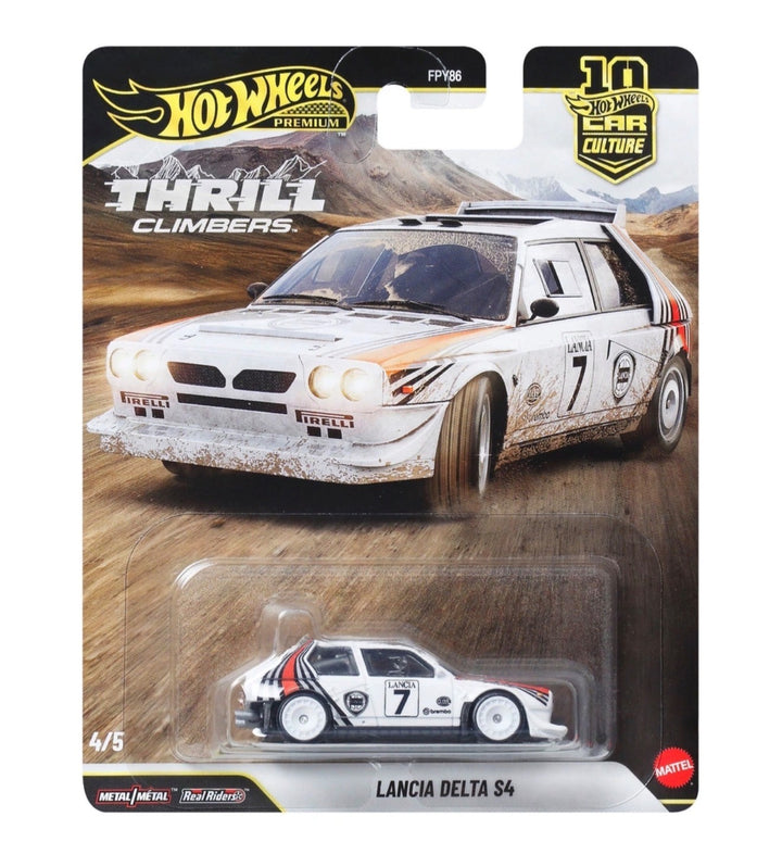 Hot Wheels Premium - Lancia Delta S4 - Thrill Climbers 4/5 - New Casting