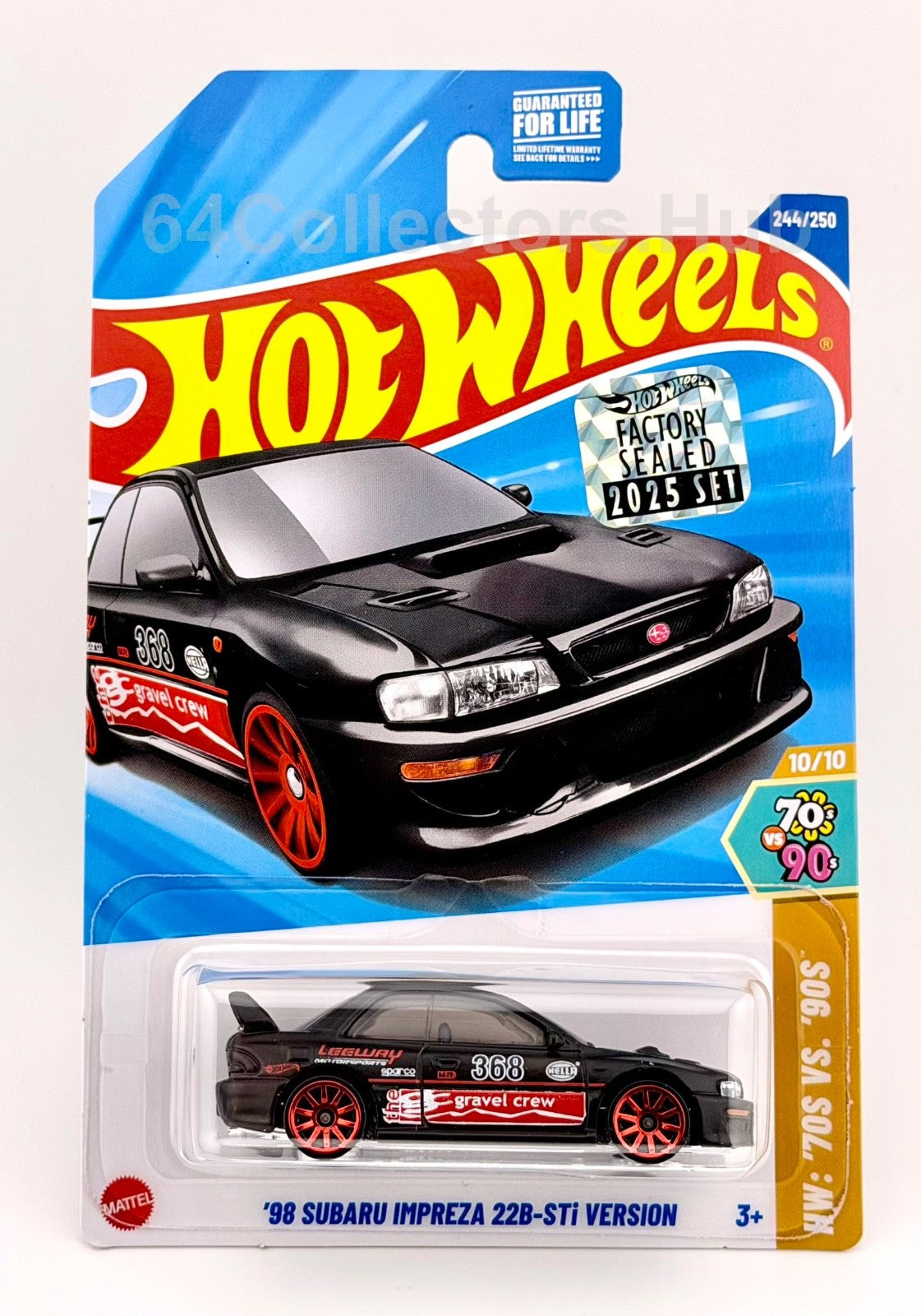 Hot Wheels Dollar General - ’98 Subaru Impreza 22B-STi - Factory Sealed 2025 Set