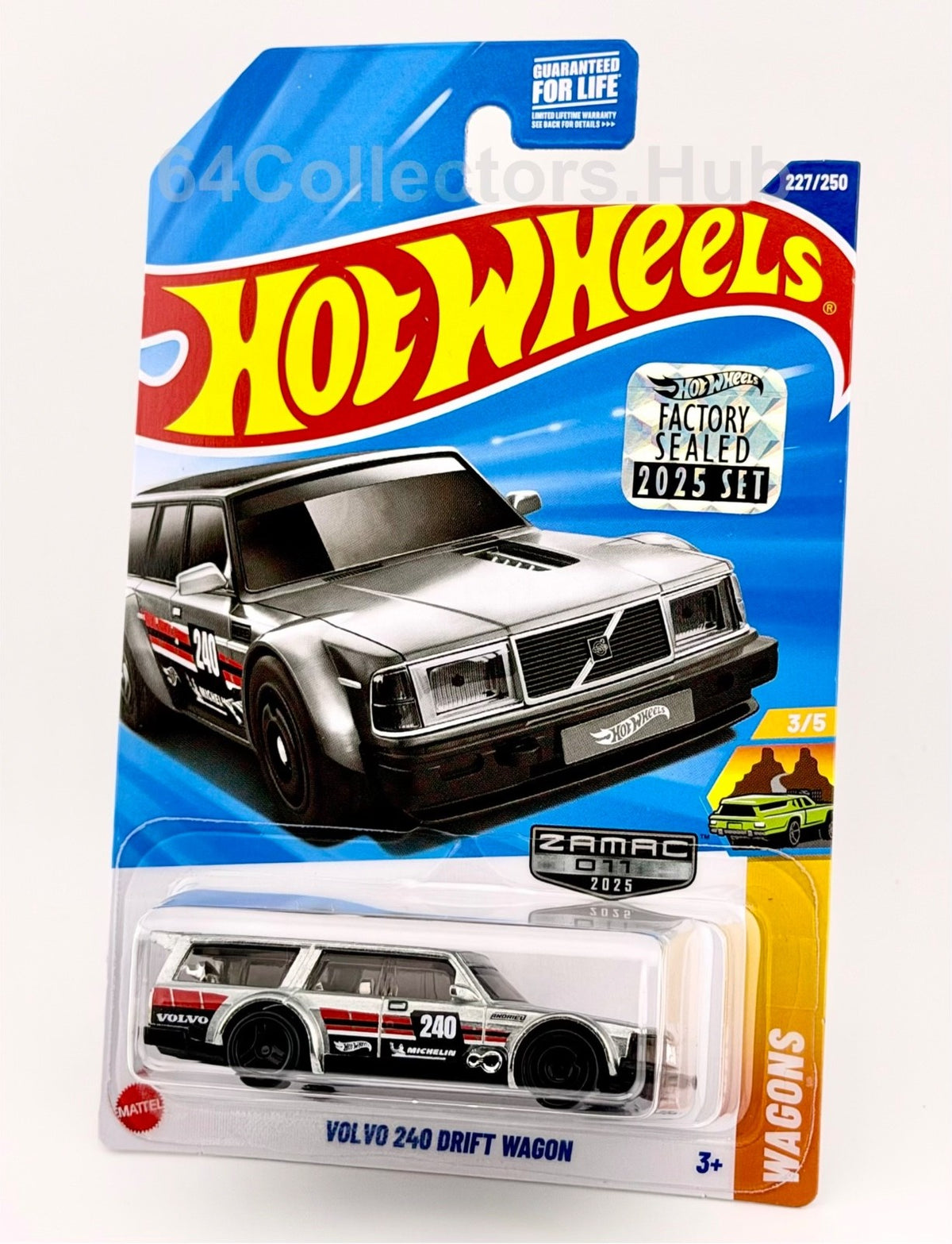 Hot Wheels ZAMAC Walmart Exclusive - Volvo 240 Drift Wagon - Factory Sealed Set