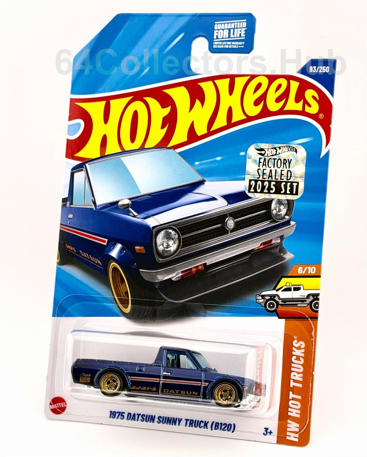 Hot Wheels Super Treasure Hunt STH - 1975 Datsun Sunny Truck (B120) -Factory Set