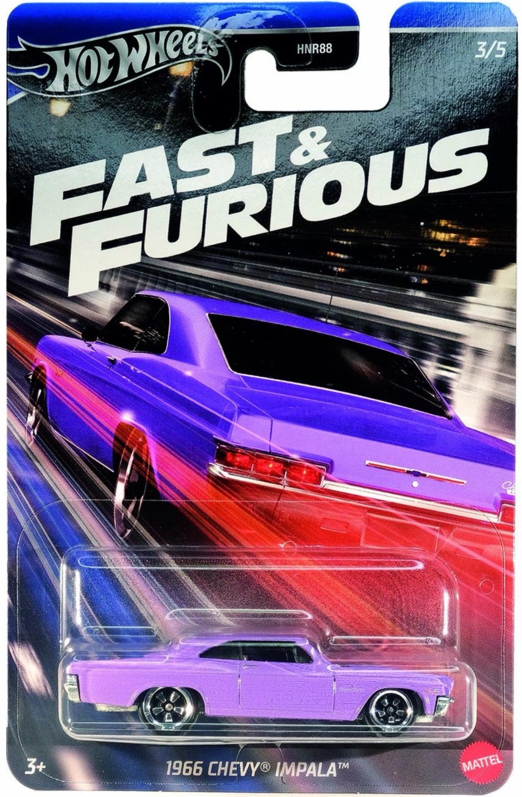 Hot Wheels Silver Series Full Set - Fast & Furious 2024 Mix 4 - Night Racers