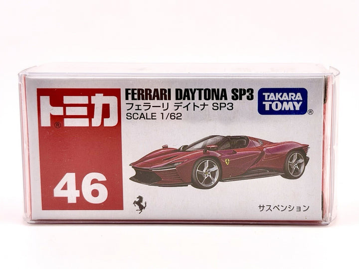Takara Tomy / Tomica - Ferrari Daytona SP3 (Red)- #46 - 1:62 - Japan Exclusive