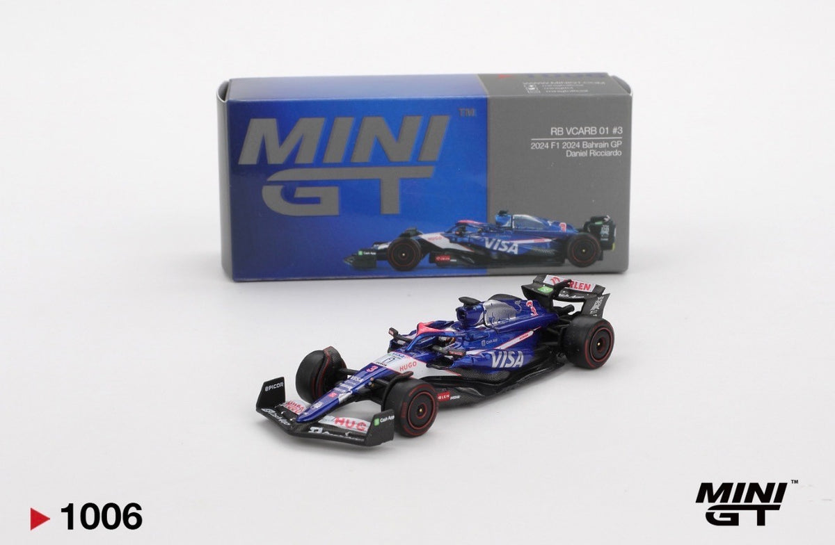MINI GT - Racing Bulls RB VCARB 01 #3 - 2024 Bahrain GP - Daniel Ricciardo #1006