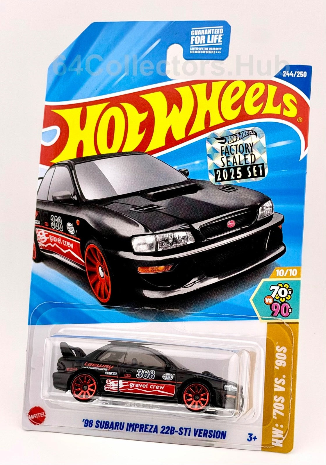 Hot Wheels Dollar General - ’98 Subaru Impreza 22B-STi - Factory Sealed 2025 Set