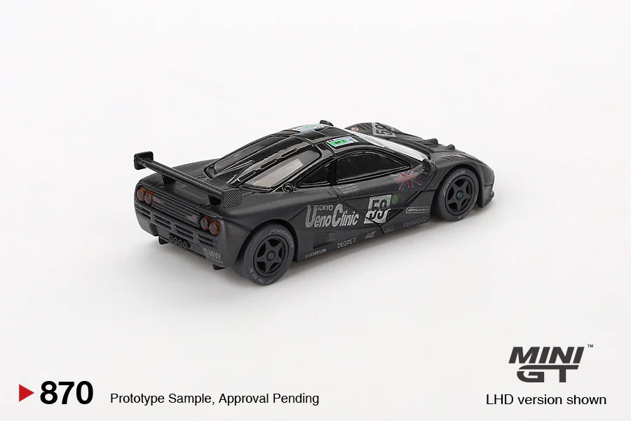 Mini GT McLaren F1 GTR #59 - 1995 Le Mans 24Hr Winner - Weathered #870 - Boxed