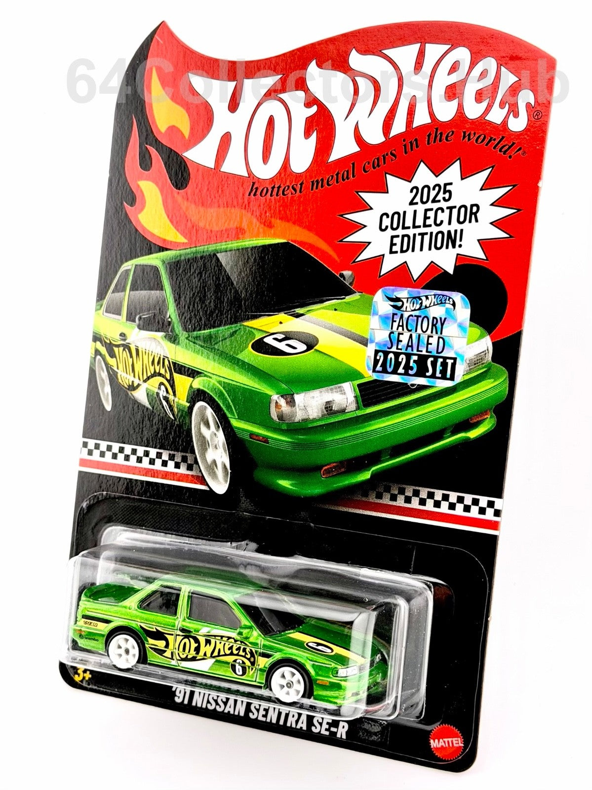 Hot Wheels ’91 Nissan Sentra SE-R - Collector Edition - Factory Sealed 2025 Set