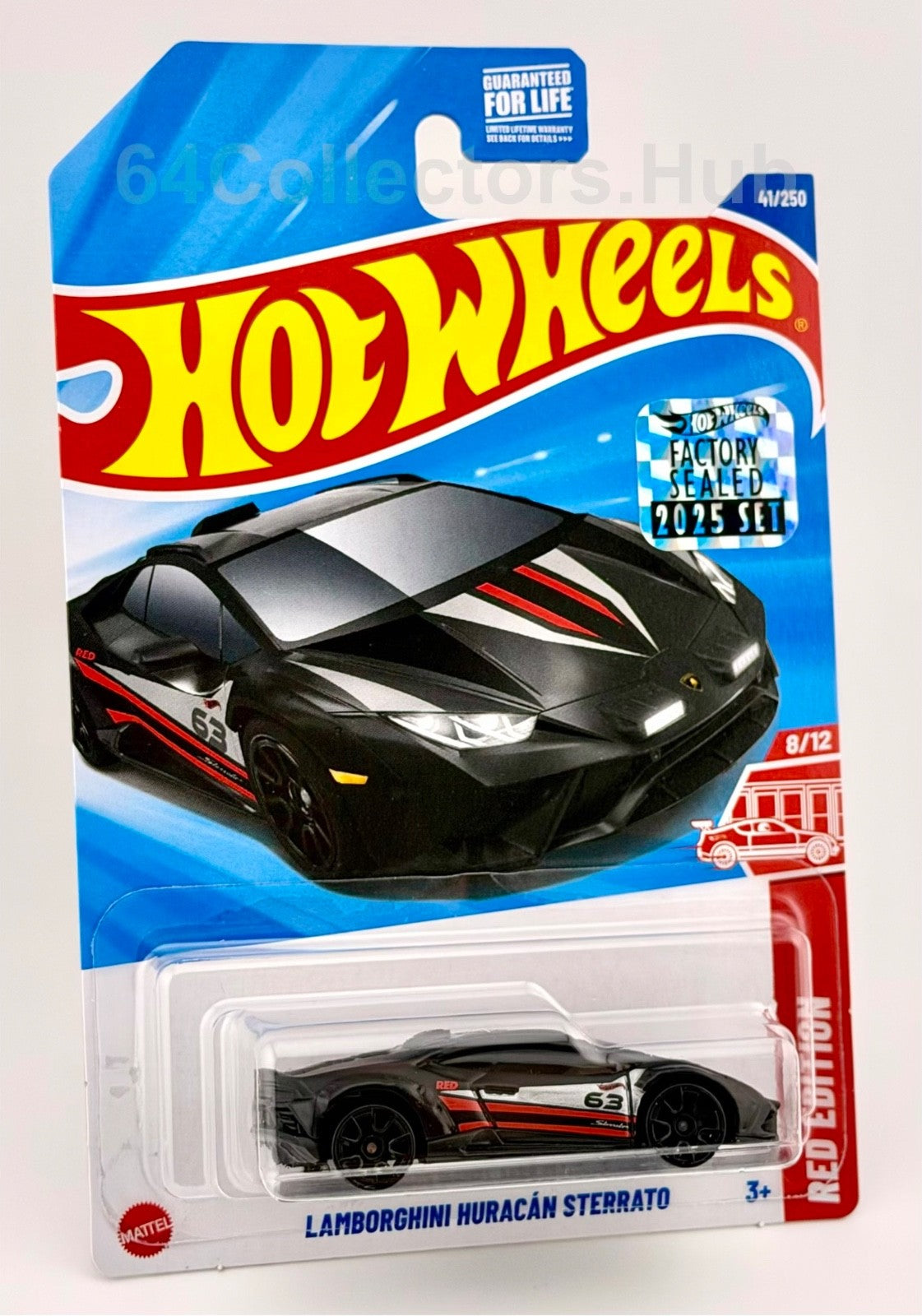 Hot Wheels Target/ Red Edition - Lamborghini Huracán Sterrato - 2025 Sealed Set