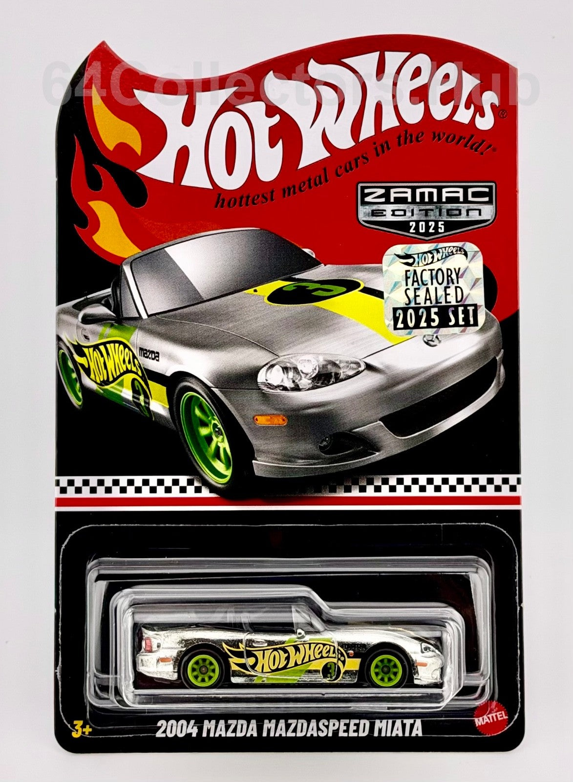 Hot Wheels 2004 Mazda Mazdaspeed Miata ZAMAC - 2025 Collector Edition - Limited