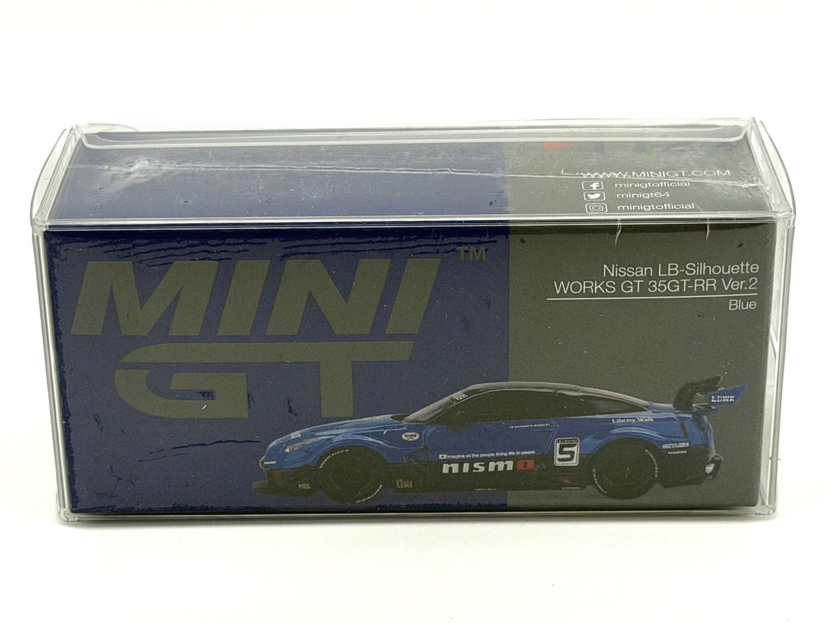 MINI GT x TSM - Nissan LB-Silhouette (Blue) - Works GT 35GT-RR Ver.2 LHD - #1124