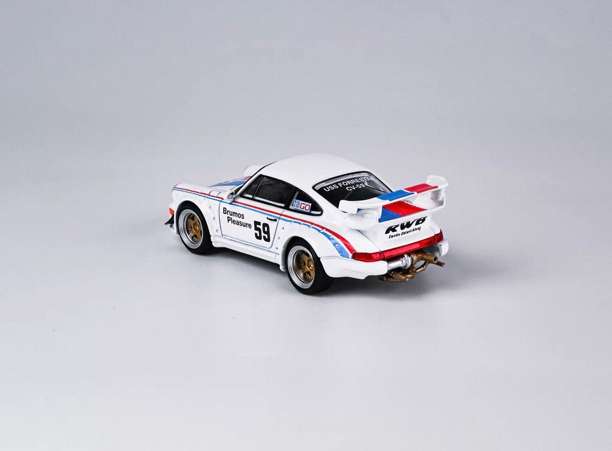 ModelModel x KiTGO Base - BP59 RWB 964 Rahu-Walt - Brumos Racing - Scale 1/64