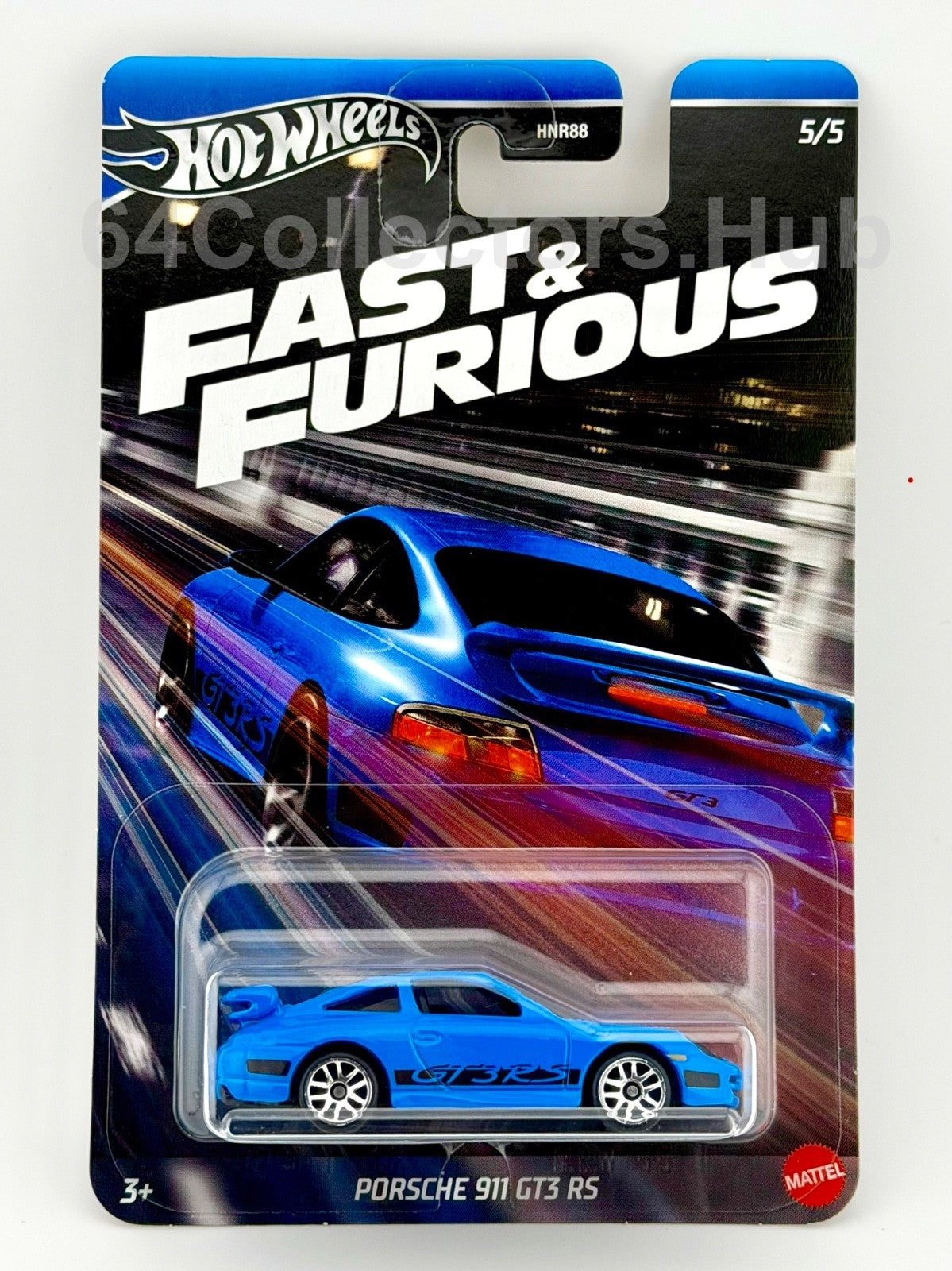 Hot Wheels - Porsche 911 GT3 RS - Fast & Furious Night Racers - 2024 Mix 4