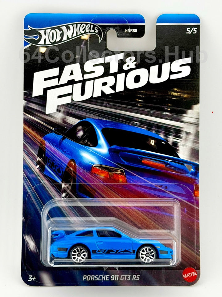 Hot Wheels - Porsche 911 GT3 RS - Fast & Furious Night Racers - 2024 Mix 4
