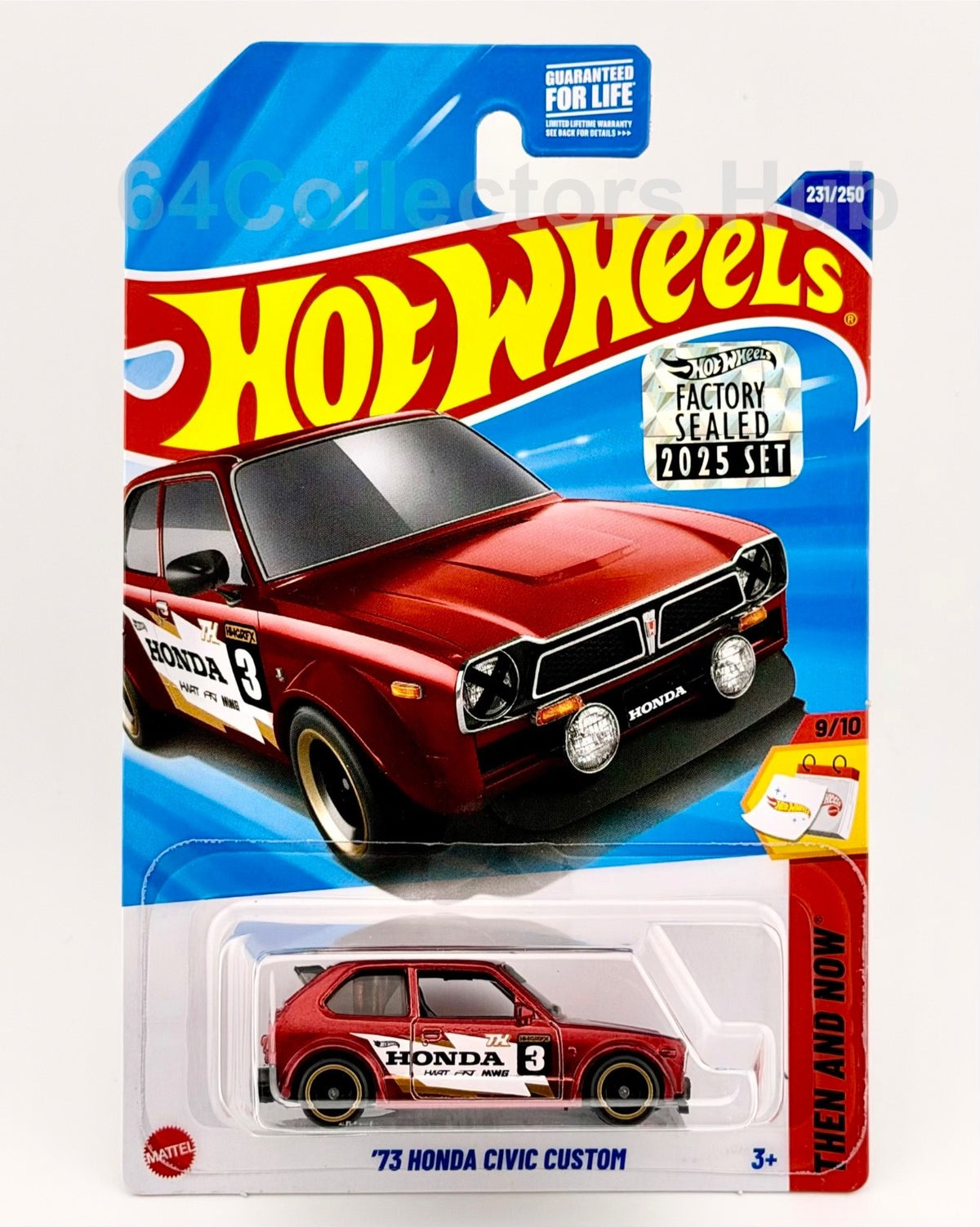 Hot Wheels Super Treasure Hunt - ’73 Honda Civic Custom -Factory Sealed 2025 Set