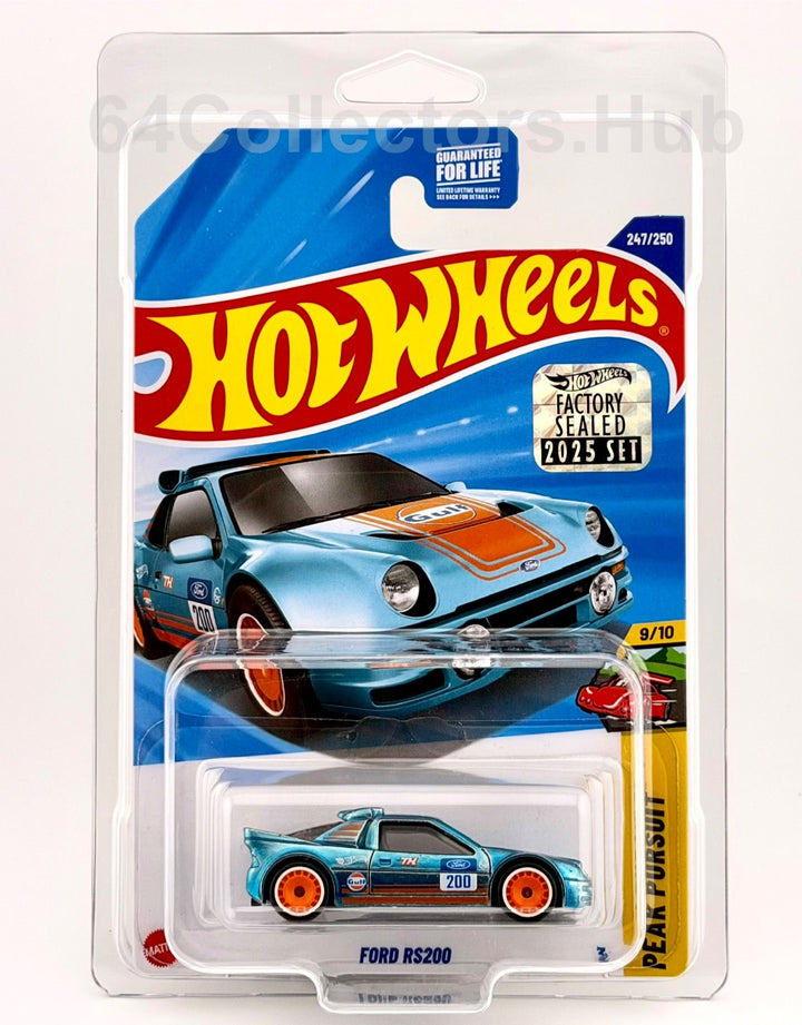 Hot Wheels Super Treasure Hunt STH - Ford RS200 - Factory Sealed 2025 Set