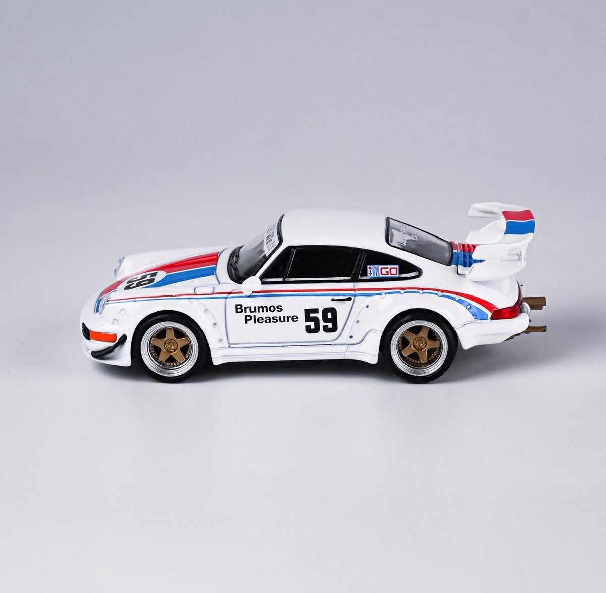 ModelModel x KiTGO Base - BP59 RWB 964 Rahu-Walt - Brumos Racing - Scale 1/64