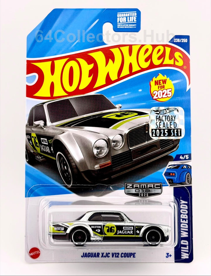 Hot Wheels ZAMAC Walmart Exclusive - Jaguar XJC V12 Coupe - Factory Sealed Set