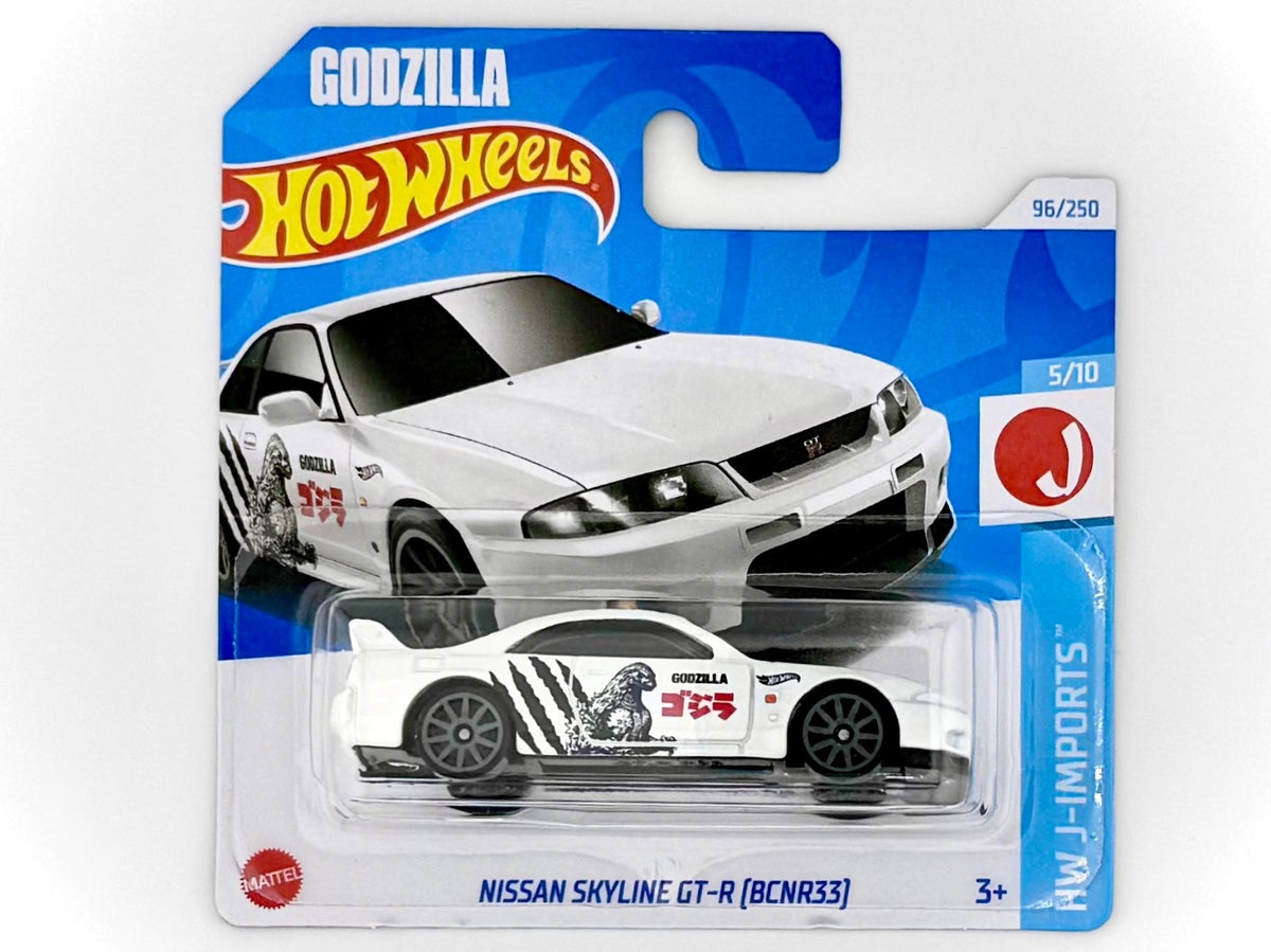 Hot Wheels - Nissan Skyline GT-R (BCNR33) (White) - Godzilla - 96/250 - 2024