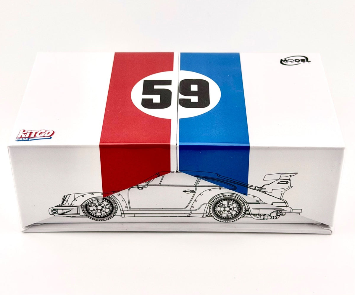 ModelModel x KiTGO Base - BP59 RWB 964 Rahu-Walt - Brumos Racing - Scale 1/64