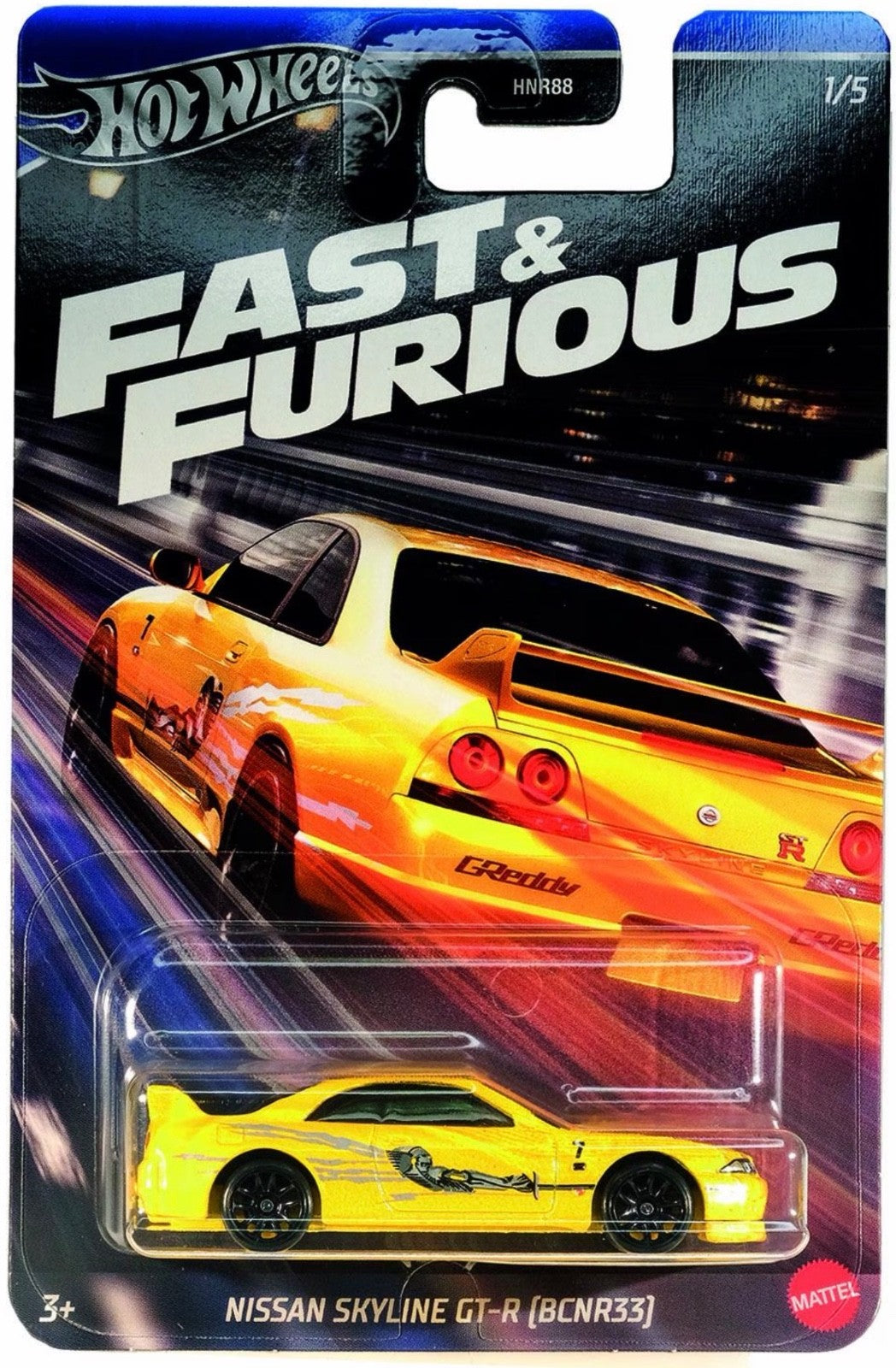 Hot Wheels Silver Series Full Set - Fast & Furious 2024 Mix 4 - Night Racers