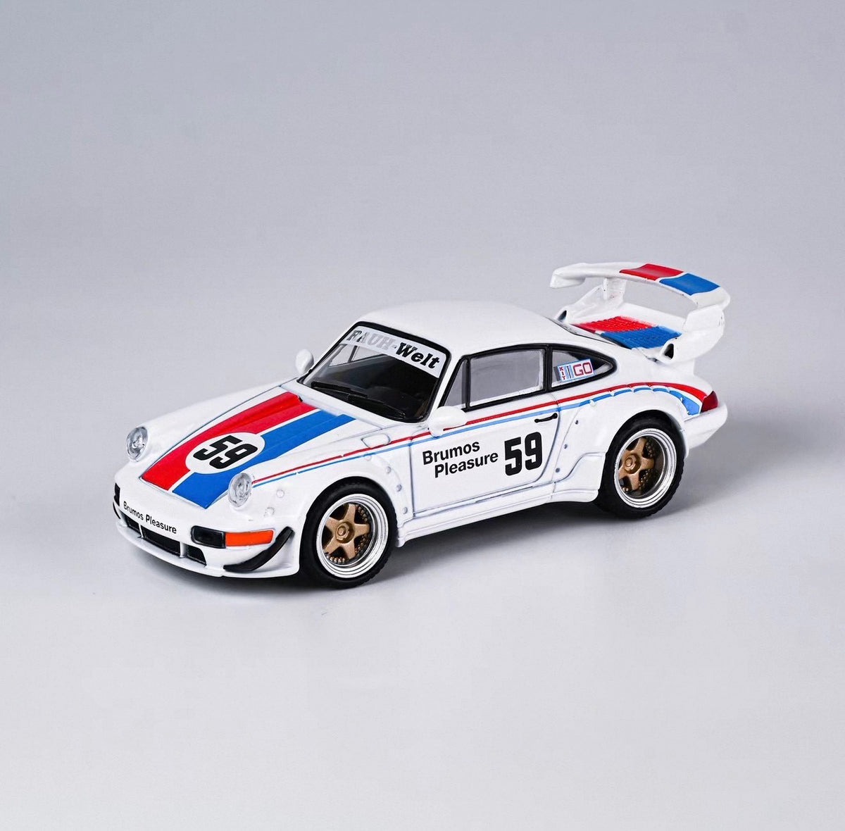 ModelModel x KiTGO Base - BP59 RWB 964 Rahu-Walt - Brumos Racing - Scale 1/64
