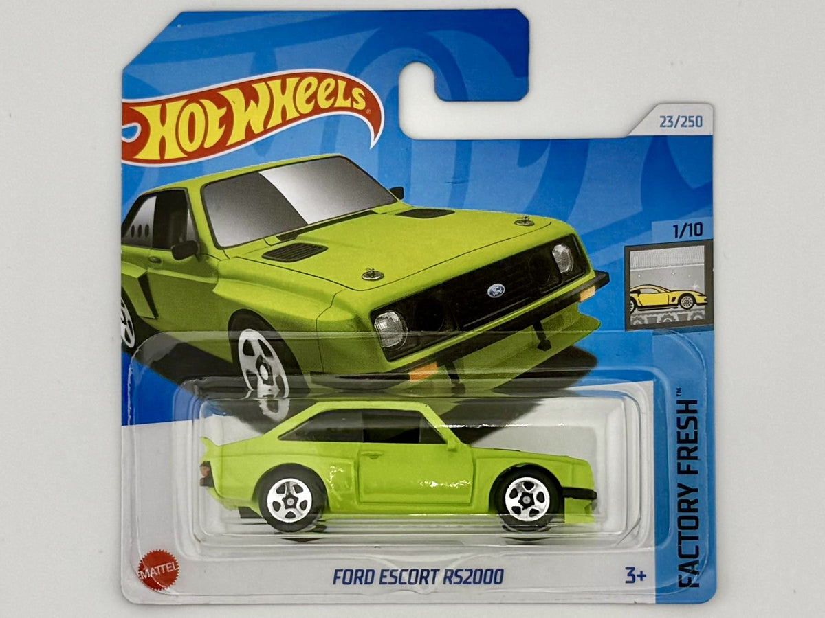 Hot Wheels - Ford Escort RS2000 (Green) - Factory Fresh - 2024