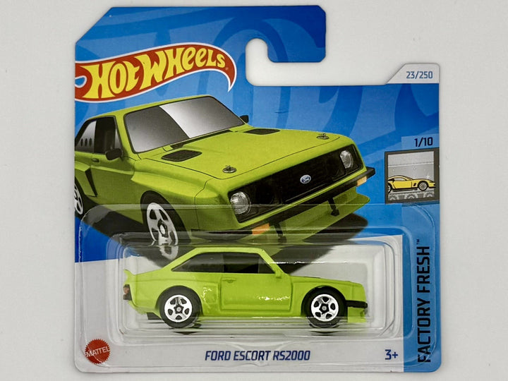 Hot Wheels - Ford Escort RS2000 (Green) - Factory Fresh - 2024