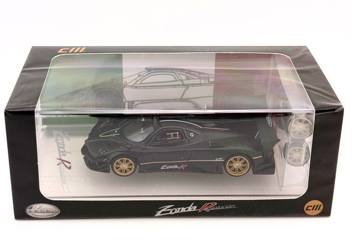 CM Model - Pagani Zonda R Revolución (Drycarbon & Black)  - Scale 1/64