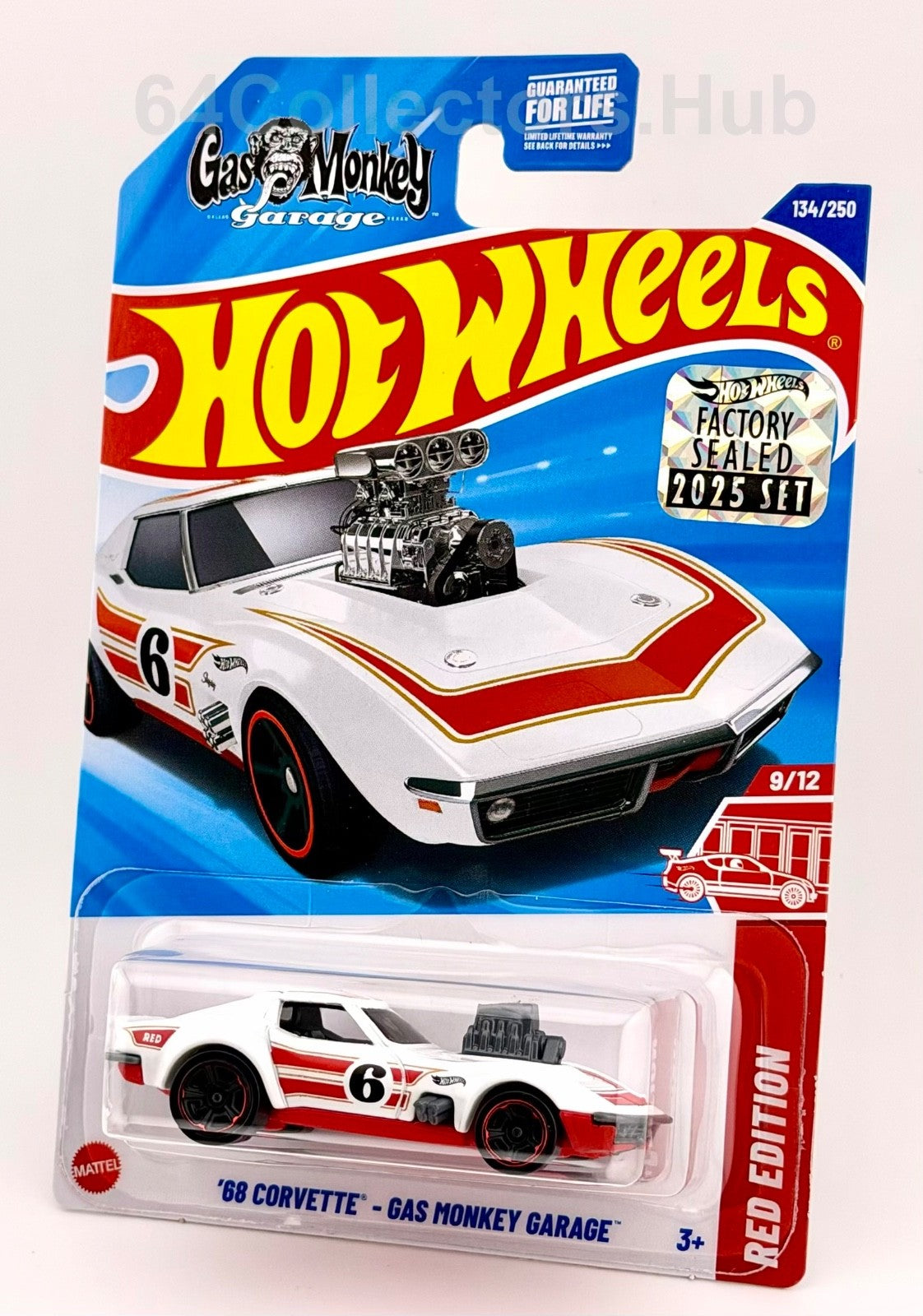 Hot Wheels Target/ Red Edition - ’68 Corvette Gas Monkey Garage - 2025 Set