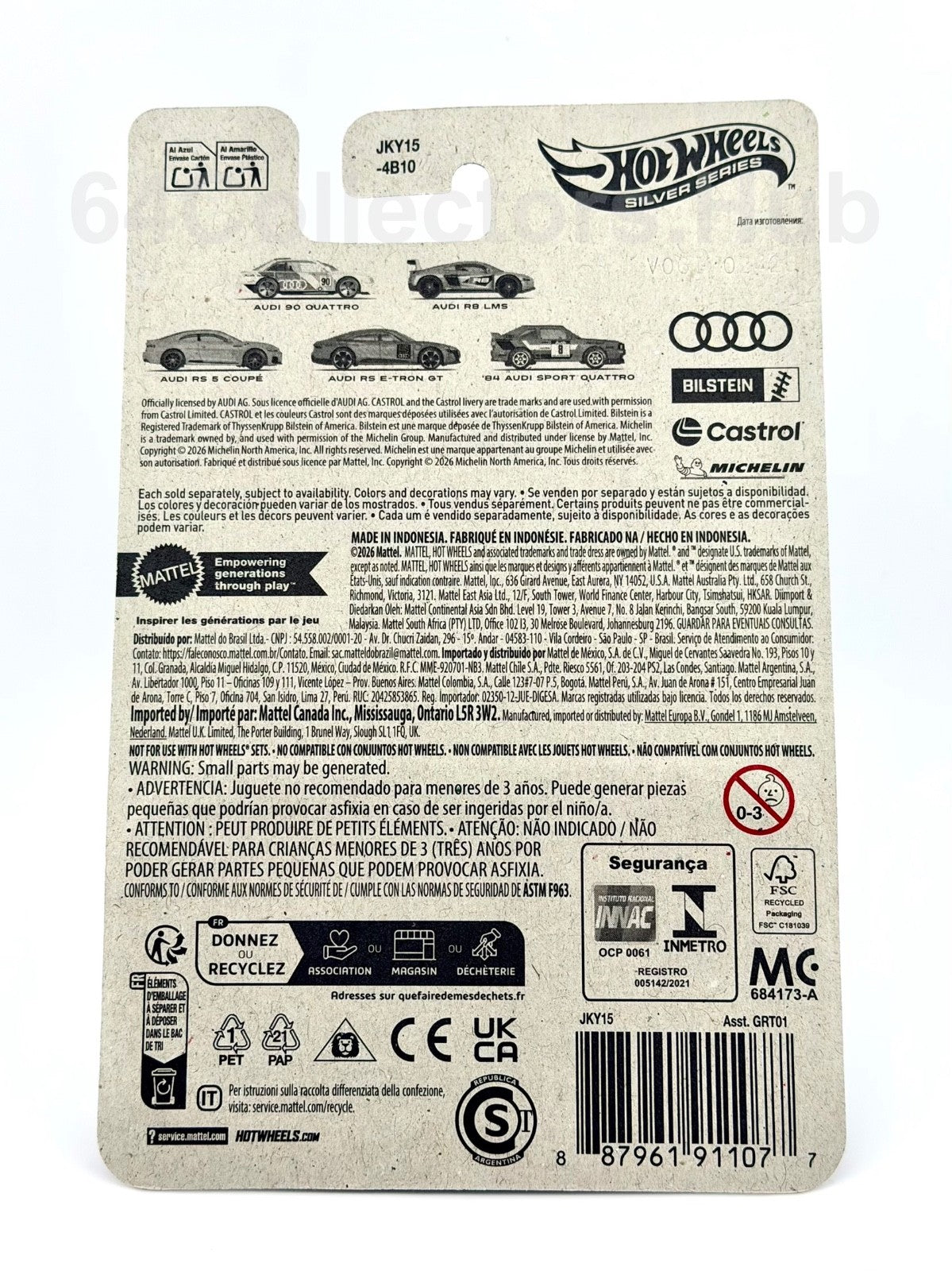 Hot Wheels Silver Series - Audi 90 Quattro - Audi Collection 1/5 - 2026