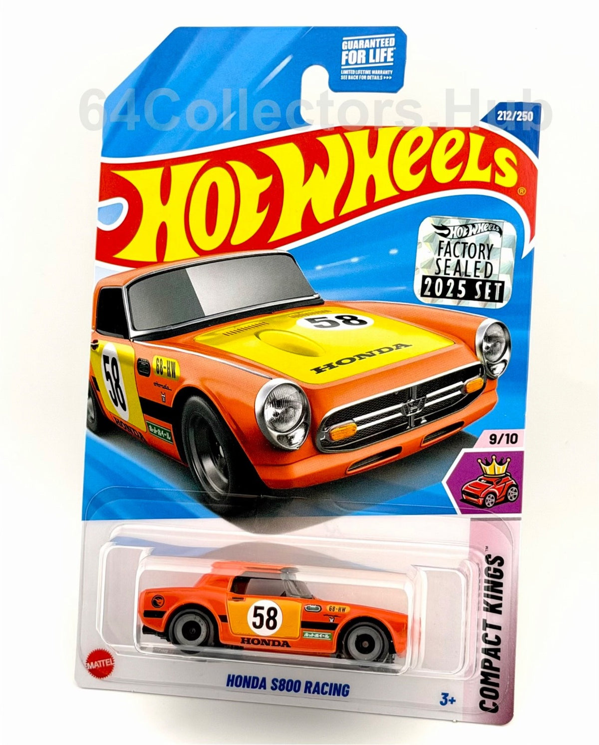 Hot Wheels Treasure Hunt - Honda S800 Racing - Factory Sealed 2025 Set
