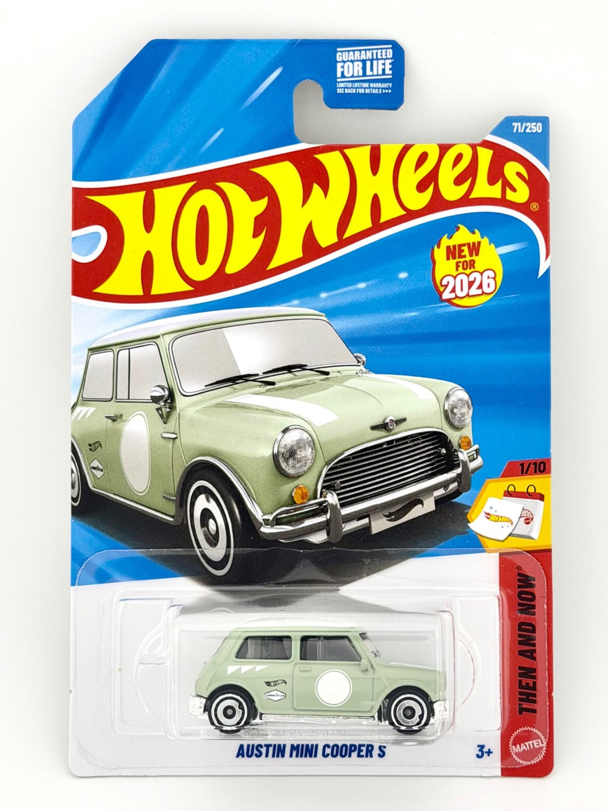 Hot Wheels - Austin Mini Cooper S - Then and Now 2026 - New Casting - Long Card
