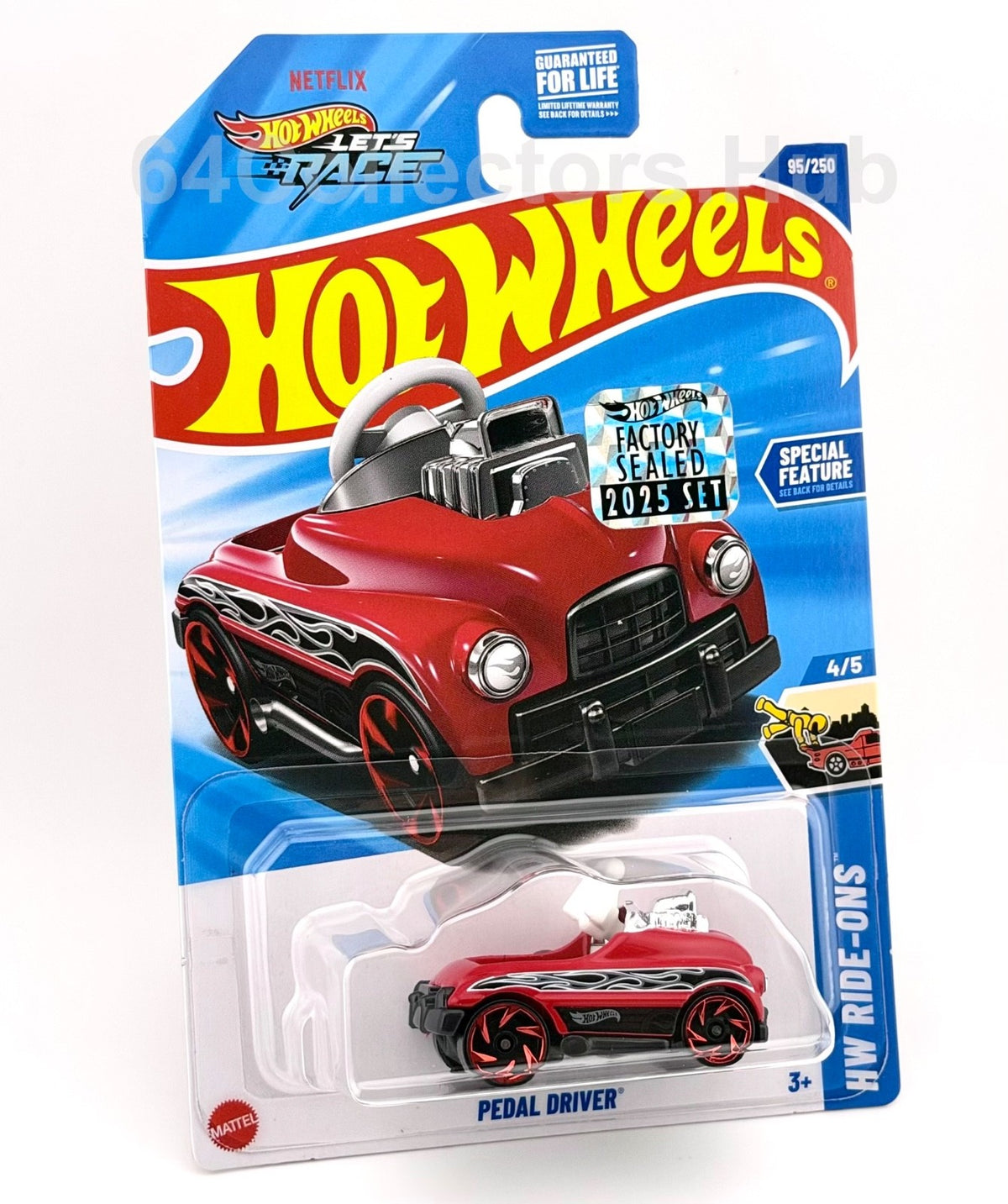 Hot Wheels Treasure Hunt - Pedal Driver - Factory Sealed 2025 Set