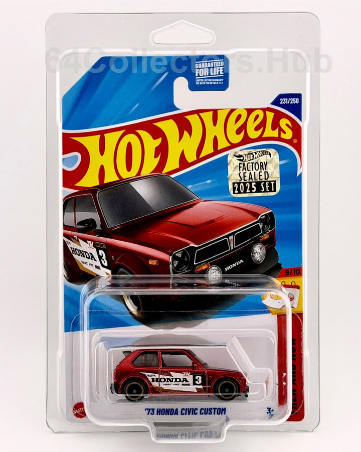 Hot Wheels Super Treasure Hunt - ’73 Honda Civic Custom -Factory Sealed 2025 Set