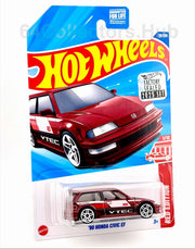 Hot Wheels Target/ Red Edition - ’90 Honda Civic EF - Factory Sealed 2025 Set
