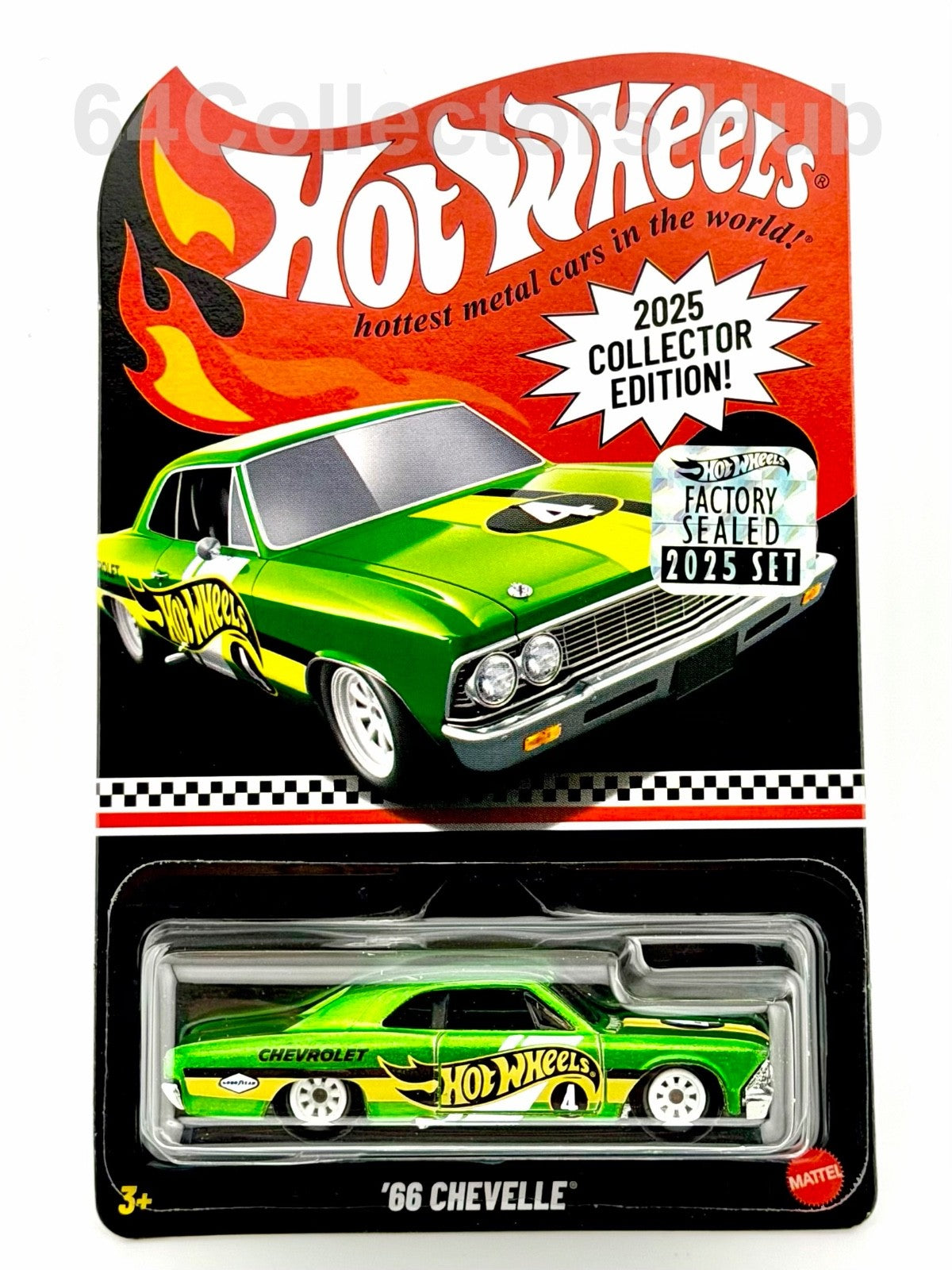 Hot Wheels ‘66 Chevelle - Collector Edition - Limited Factory Sealed Set 2025