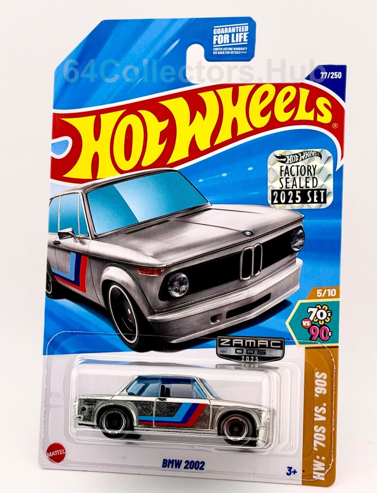 Hot Wheels ZAMAC Walmart Exclusive - BMW 2002 - Factory Sealed 2025 Set