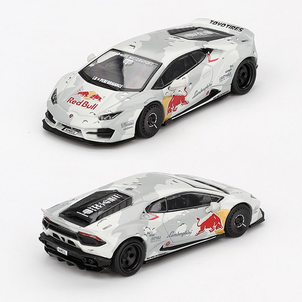 MINI GT - Lamborghini Huracan LB Works ver. 2 - Redbull Mad Mike NIMBUL - #967