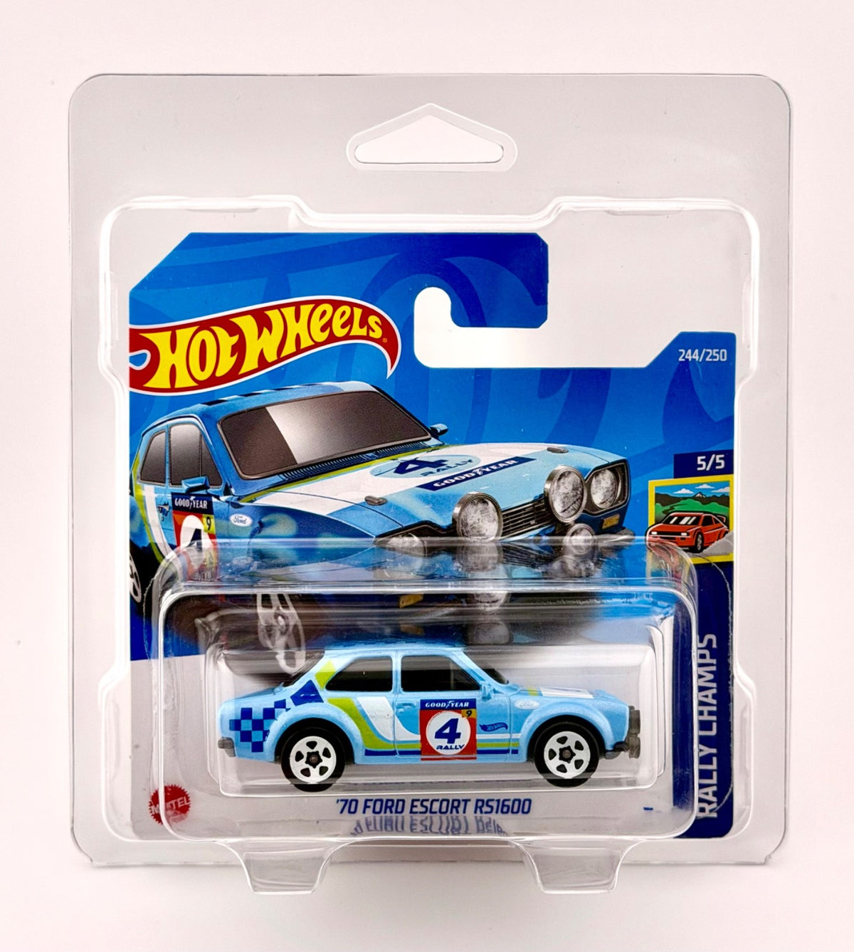 Hot Wheels - ‘70 Ford Escort RS1600 (Blue) - 2022 - With Case Protector